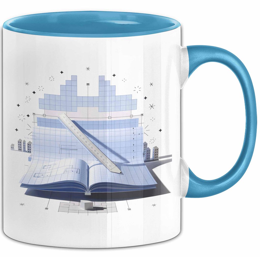 Architekt Tasse Geschenk Lustige Geschenkidee Spruch Für Design Denker (Blau)