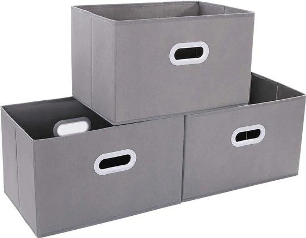 Solution de rangement pour vêtements et produits de beauté, lot de 3 boîtes