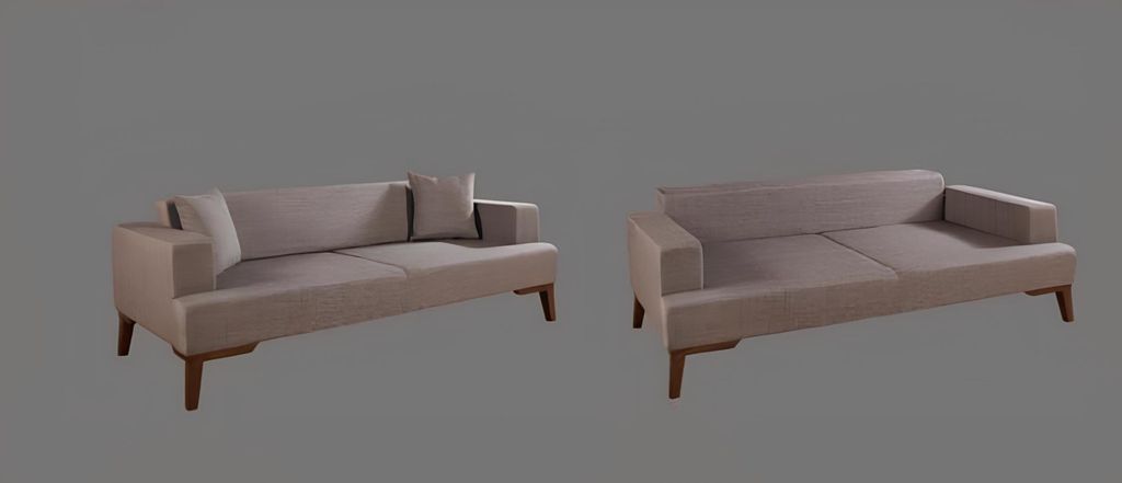 Sofagarnitur Komplett Set Wohnzimmer Garnituren 3 Sitzer Sofa Polster Couch