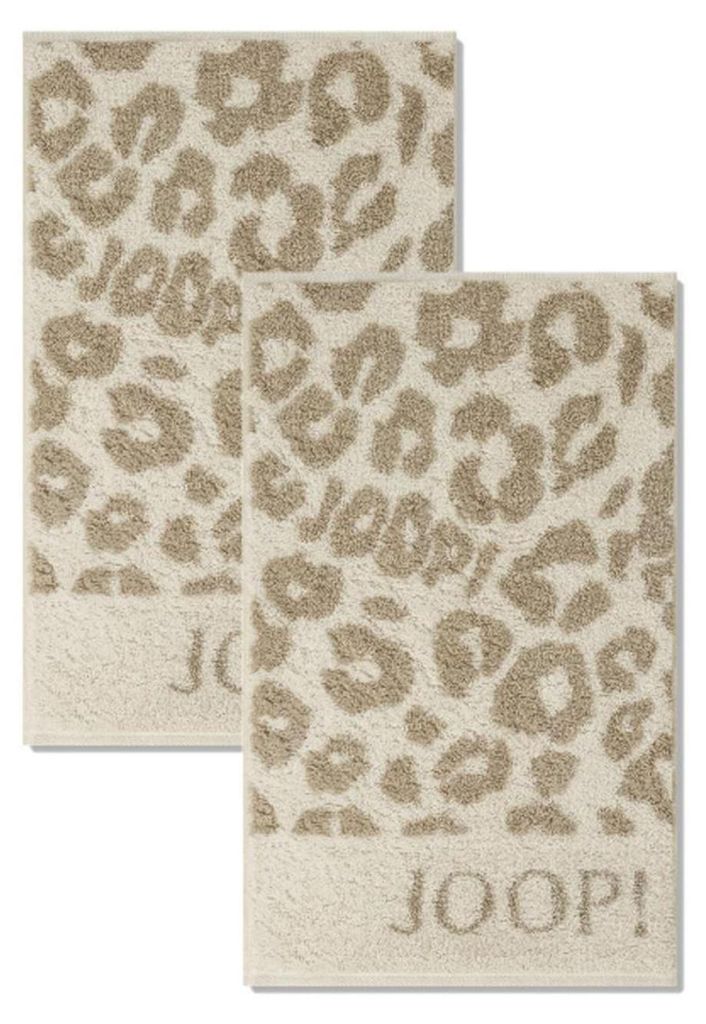 2 Stück Joop! Gästetücher Leo Allover 1707-36 creme 30x50 Produktbild 