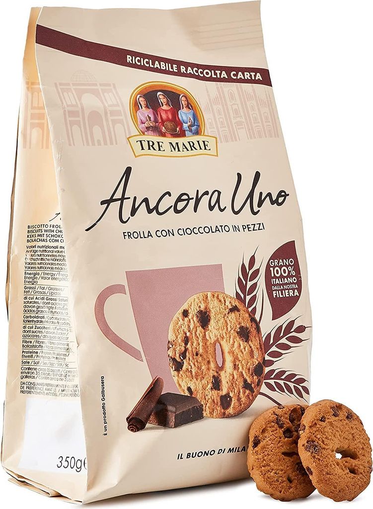 6x Tre Marie Ancora Uno Frolla con cioccolato in pezzi Produktbild 
