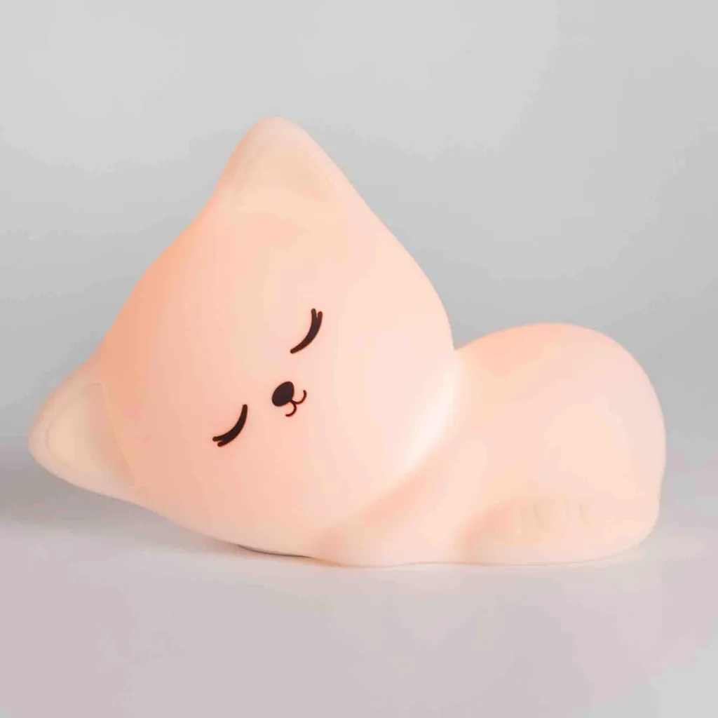 Veilleuse Chaton Stella Tiny Blanche - Rechargeable et Tactile Little L