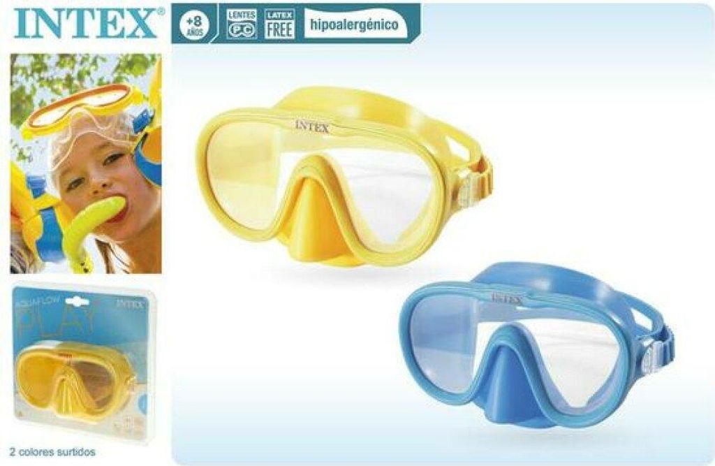 Intex 55916, Unisex dětská maska, modrá nebo žlutá Obrázek produktu 