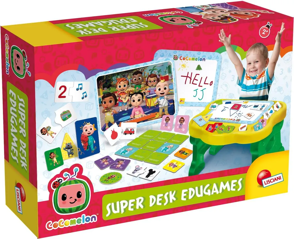 Bureau avec jeux éducatifs 90945 LISCIANI Cocomelon pour enfant