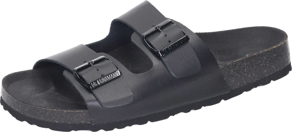 Dr. Brinkmann Herren Clogs Pantoletten Leder 600506, Größe:40 EU, Farbe:Schwarz