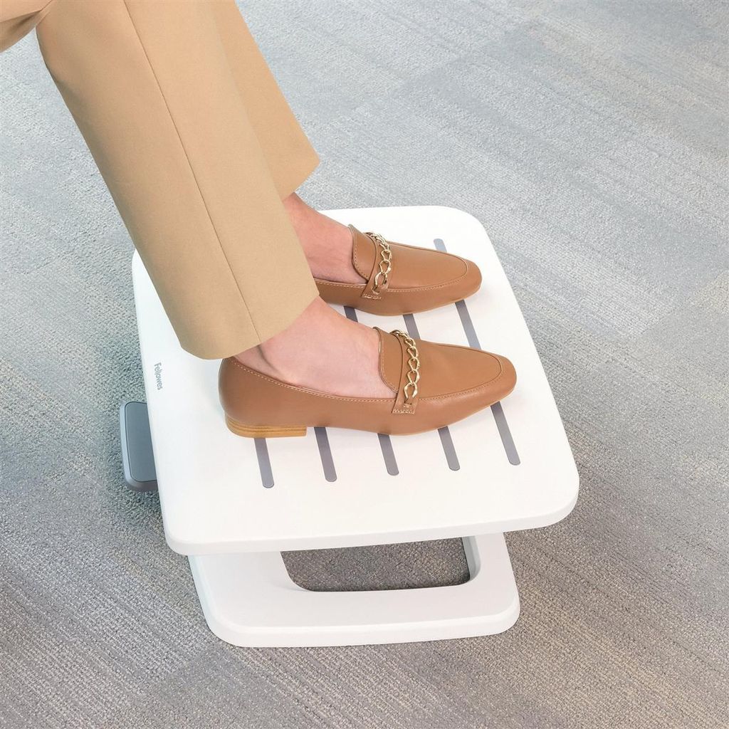 Fellowes Hana LT Footrest White, Weiß, ABS, 45 cm, 35 cm, 450 mm, 360 mm