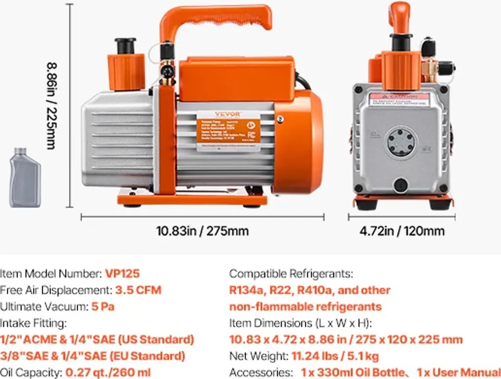 Review VEVOR 3.5CFM 1/4HP: La Migliore Pompa Economica?
