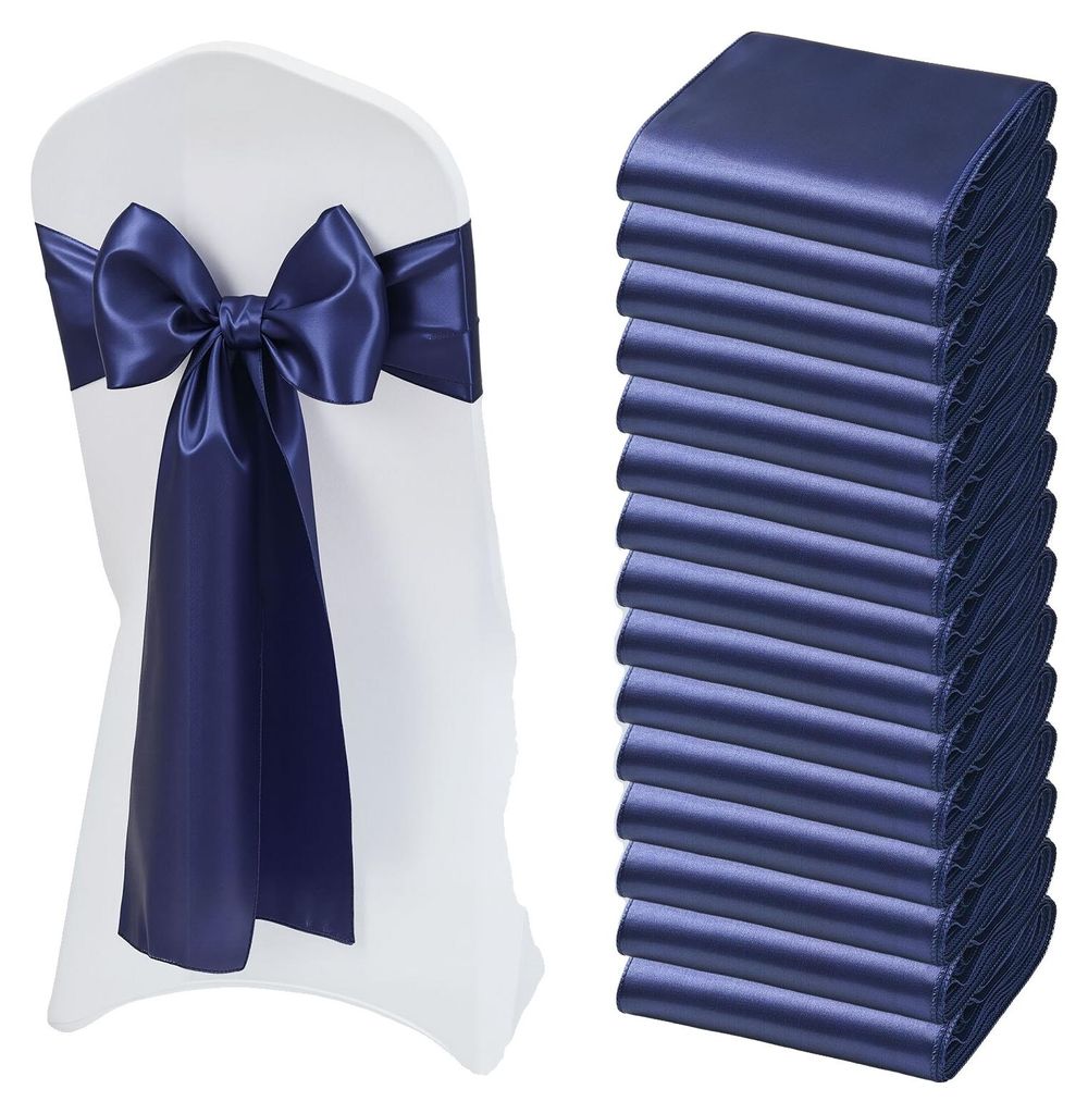 VEVOR Nastri per sedie in raso con fiocchi (275x17 cm) 50 Immagine del prodotto 