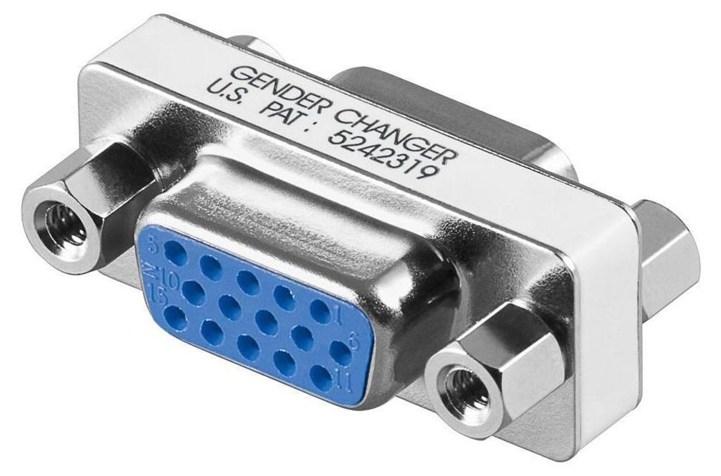 Gender-Changer VGA 2x D-Sub Buchse 15-polig Produktbild 