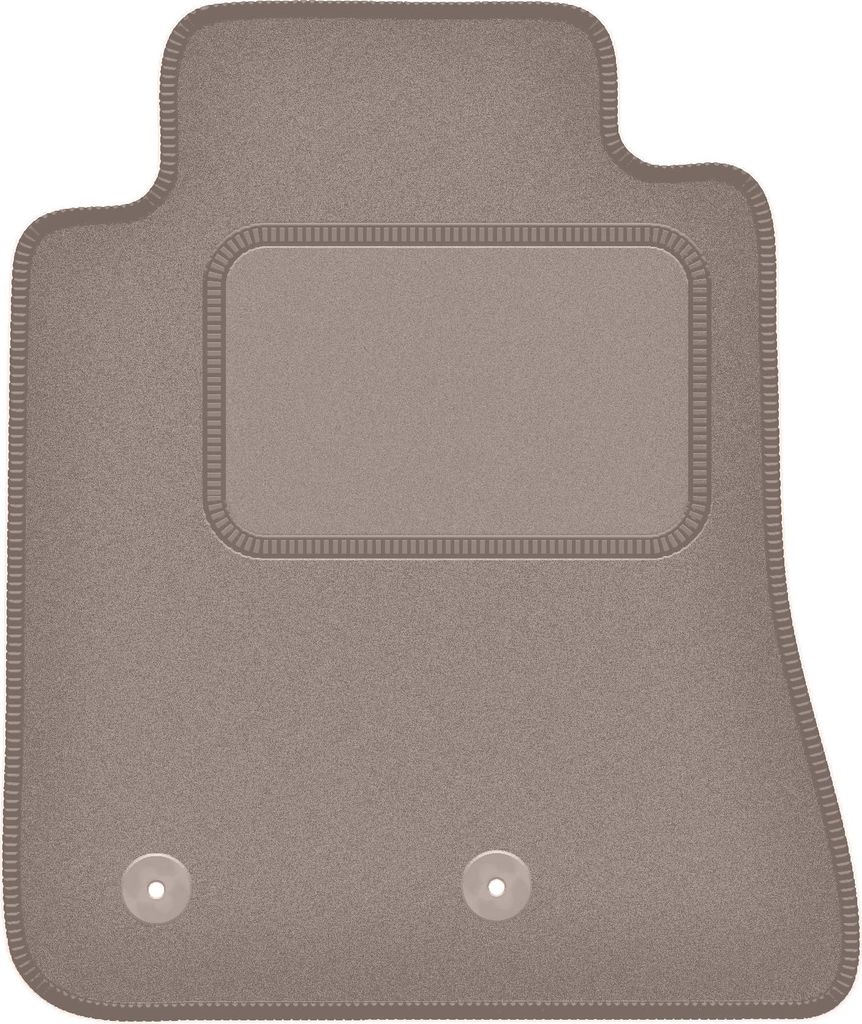 Fahrerfußmatte Velours beige passend für Ford Mustang MK6 Produktbild 