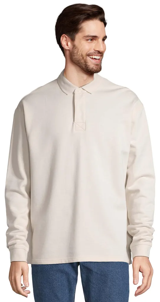 Sweat-shirt Chaud Col Roulé Unisexe pour l'Hiver Blanc Naturel 4XL