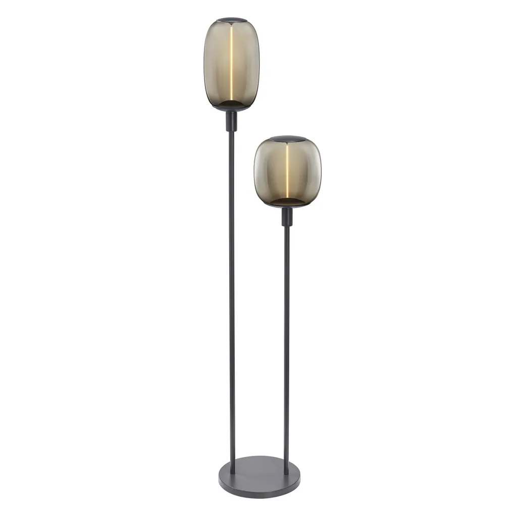 LEDVANCE Decor Stick Floor 2XE27 Lampada Terra Grigio Scuro 4058075833012