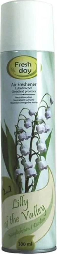 Désodorisant muguet Fresh Day 300ml - Lot de 24 sprays pour la maison