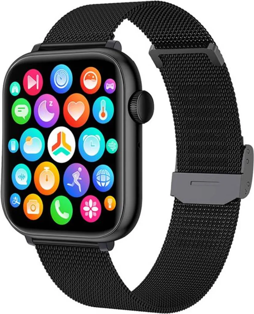 Montre connectée sport et ville Eko Inspiria noir avec 3 bracelets