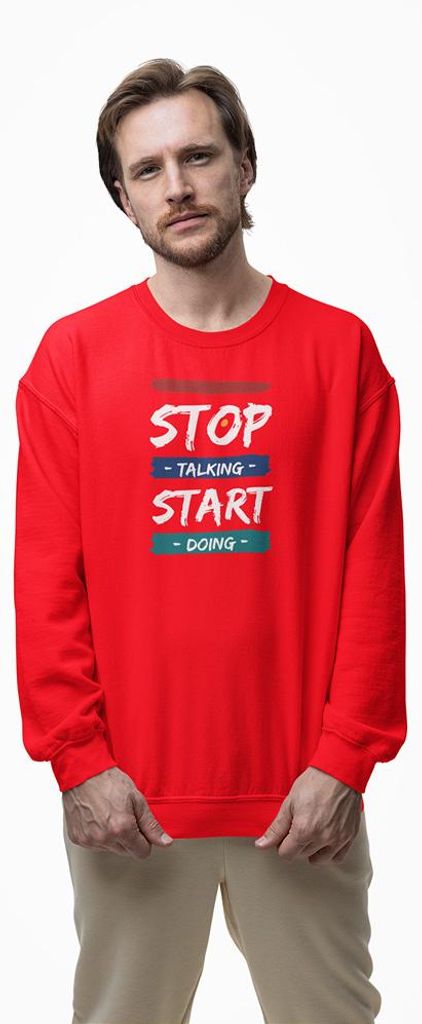 D&B Design Uni Pullover SWEB00030 Stop Rot-Größe 3XL