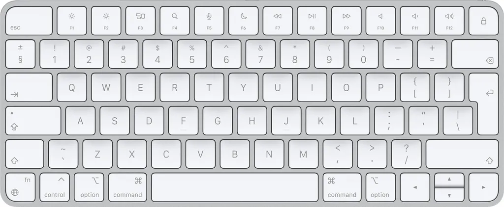 Clavier d'ordinateur sans fil Apple Magic en aluminium argenté