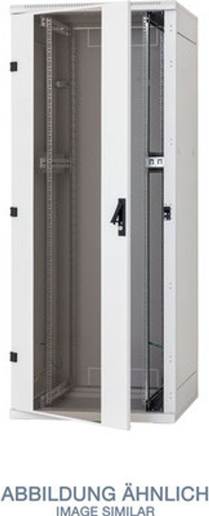 Triton RZA-42-A88-CAX-A1 19 Netzwerkschrank 42HE, 800x800mm, Glastür, grau