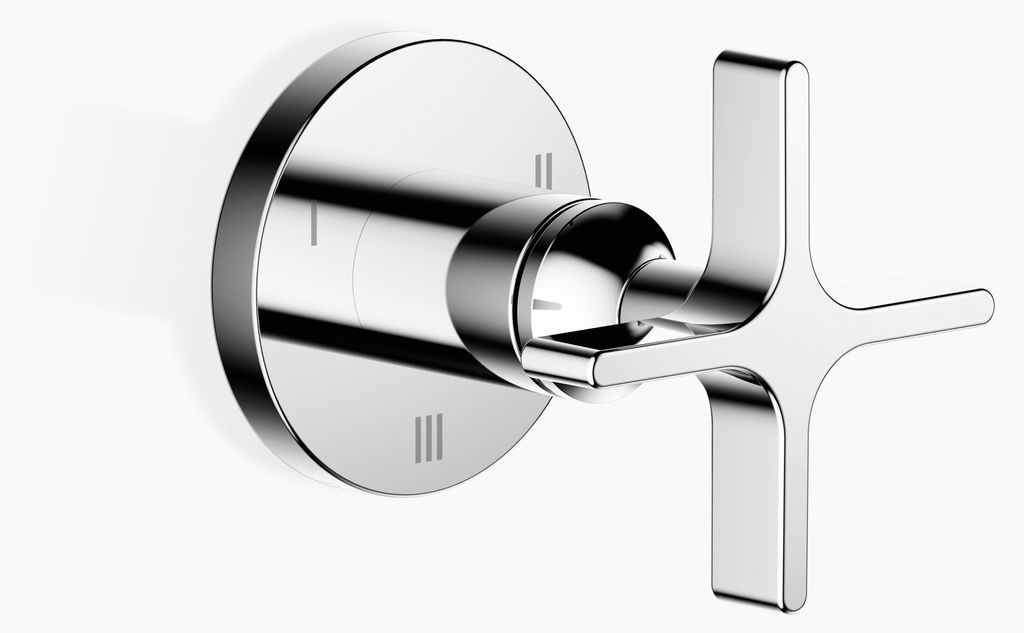 Dornbracht VAIA UP-Dreiwege-Umsteller, Kreuzgriff, 36210809-00