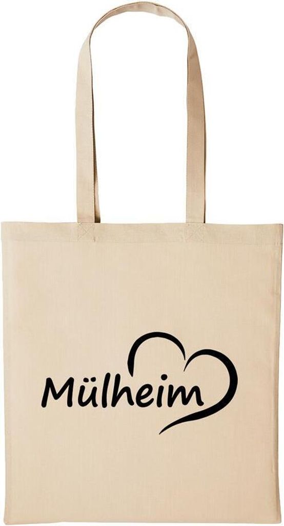 Huuraa Baumwollbeutel Mülheim Geschenk Einkaufstasche Natural 10 Liter Baumwolle Mülheim Accessoire