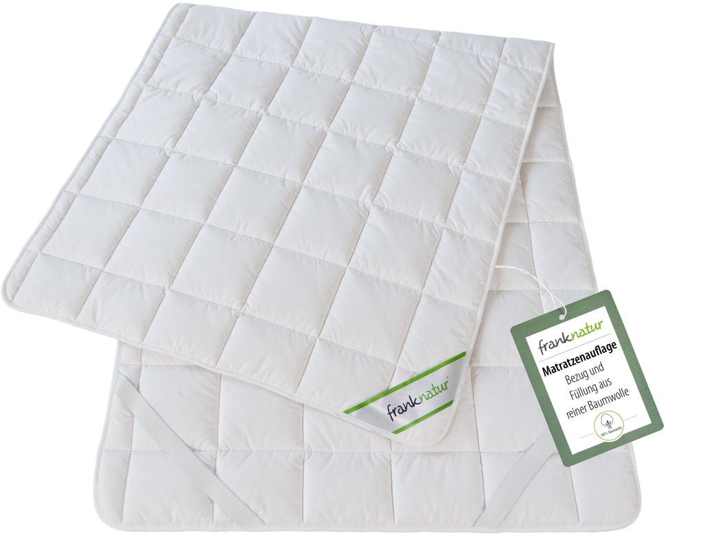 franknatur Unterbett Baumwolle Matratzenauflage Produktbild 