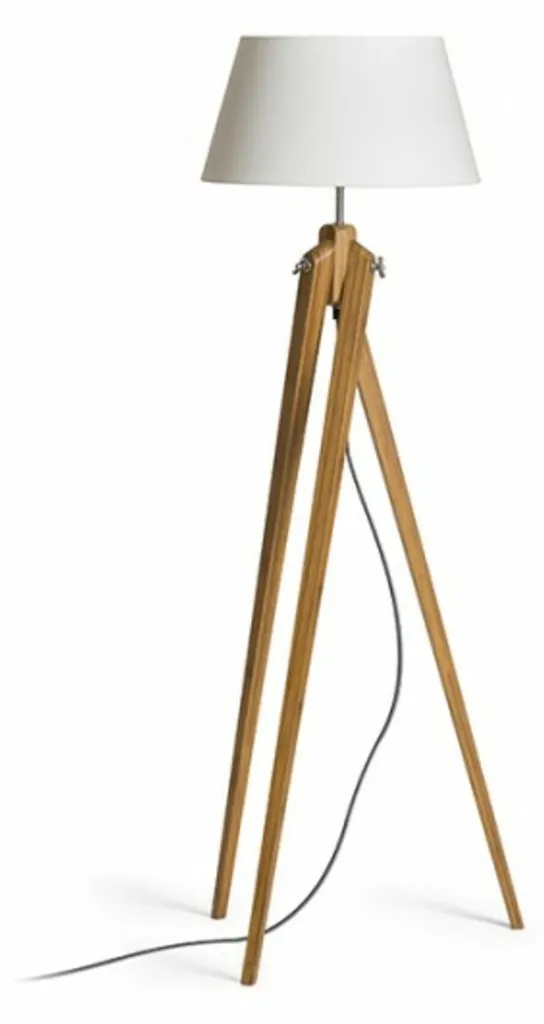 Éclairage tamisé anti-éblouissement AMBITUS 46 lampe bambou et LED