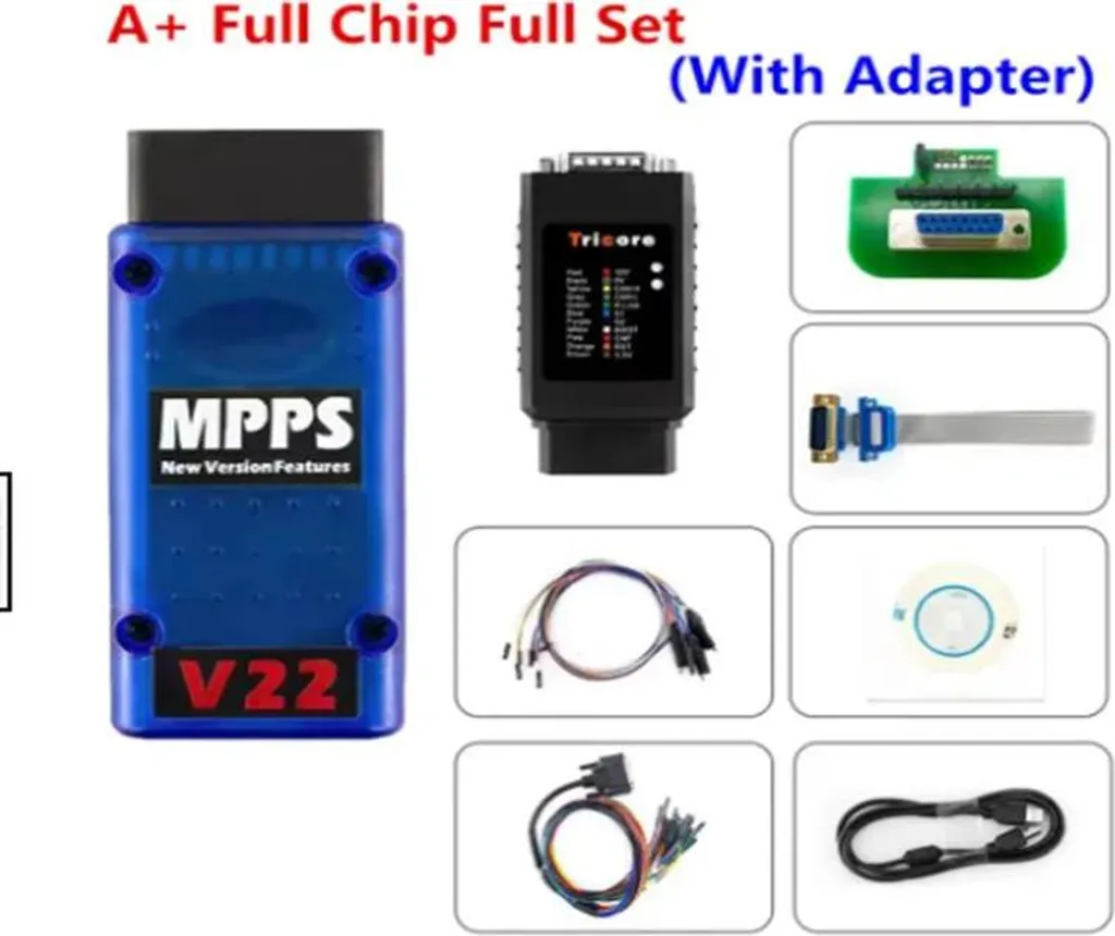 MPPS V22 Interface de Programmation ECU Master Kit Complet Multilingue