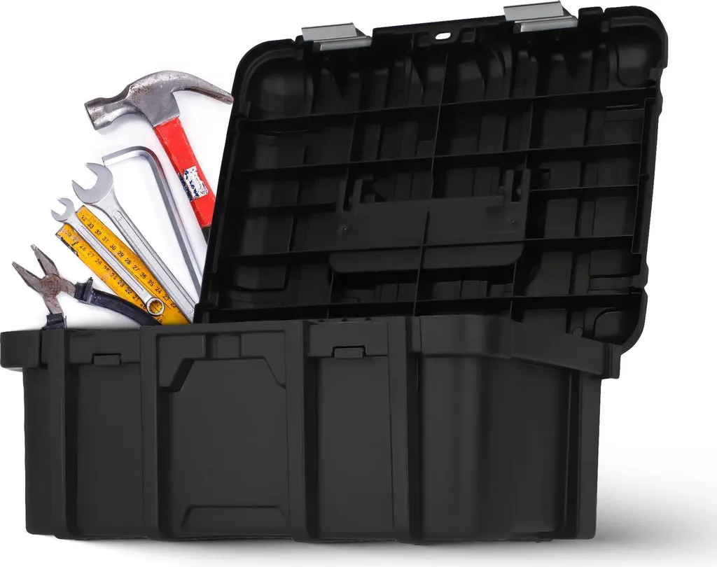 Boîte à outils de rangement avec organiseur plastique multi-usage