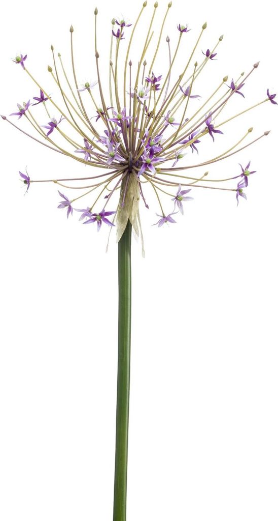 artplants.de Zierlauch künstlich GETARIA, lila, 105cm - Zierlauch Deko/Allium Kunstblume