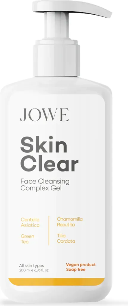 Jowe Skin Clear Face Cleansing Gel 200ml - Purezza e Benessere Quotidiano