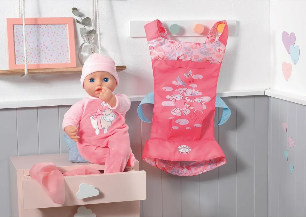 Porte-bébé Bébé Annabell Active Tragesitz : Confort et Design Rose