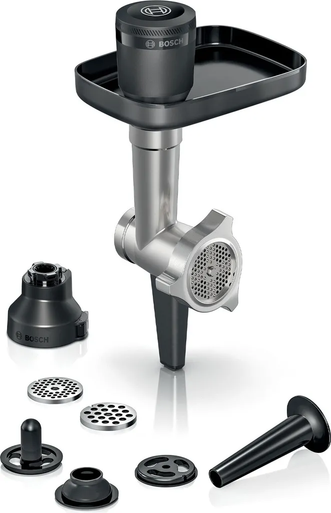 Bosch MUZS6HA Hachoir à Viande Hunting Set avec Disques 8mm et 3mm