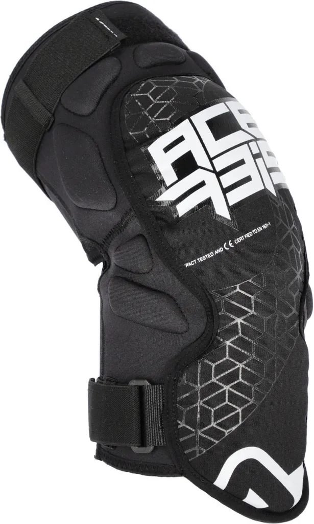 Acerbis genouillères enfant Soft homologuées protection moto noir blanc