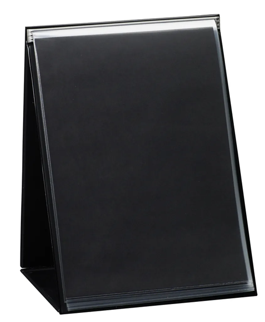 Rillstab A4 Table Flipchart Black | 20 Pockets | Presentazione Elite - 1