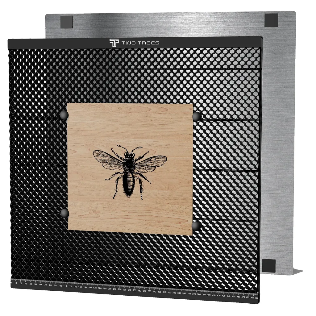 Base Nido d'Ape Laser 400x425mm: Protezione Tavolo e Taglio Pulito