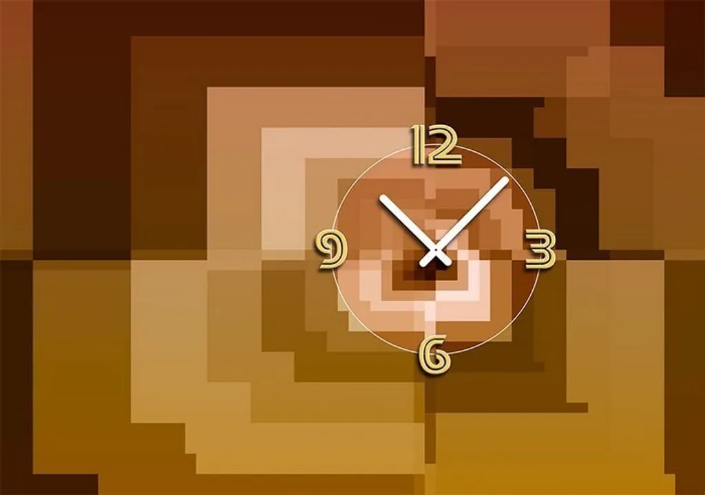 Orologio Moderno Dixtime 6148 | Design Verticale 35x50cm Alluminio