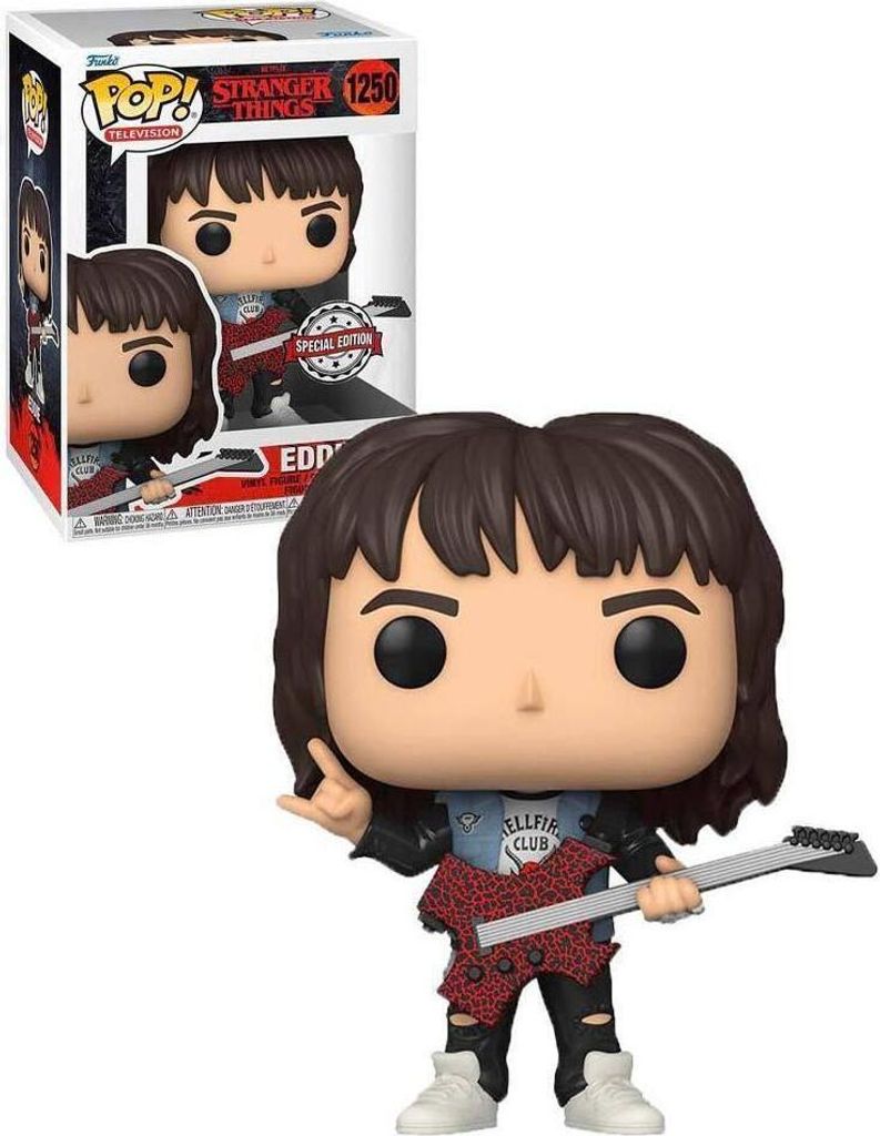 Stranger Things POP! TV Vinyl Figur Eddie s kytarou Obrázek produktu 