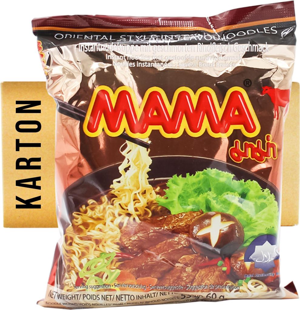 Mama Instantnudel Stew Rind Geschmack 30x60g Produktbild 