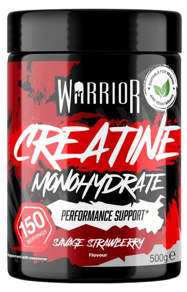 Warrior Creatine - flavoured (500g) Savage Strawberry - Kreatin - Kreatin-Monohydrat