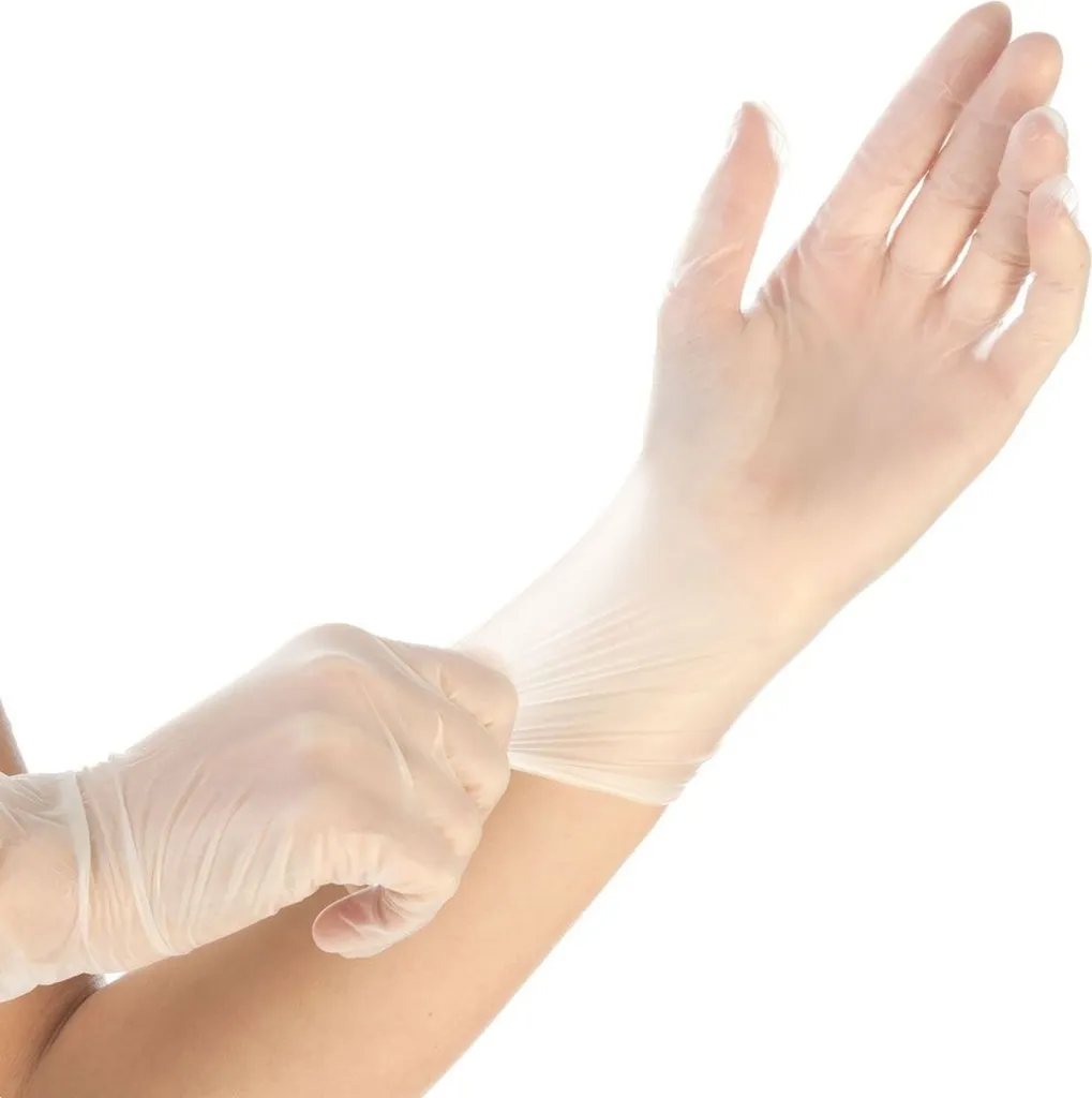 Gants Vinyle Anti-Allergie sans Poudre Hygonorm 26819 Taille L Transparents