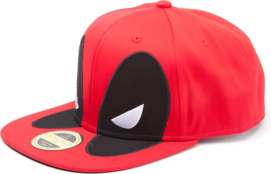 Casquette Snapback Deadpool Visage Brodé - Accessoire Marvel Officiel - 4