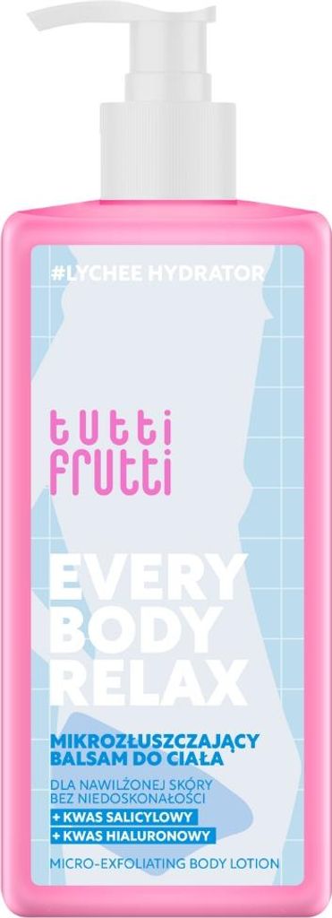 #LycheeHydrator Mikro-Peeling-Körperlotion mit Salicylsäure und Hyaluronsäure