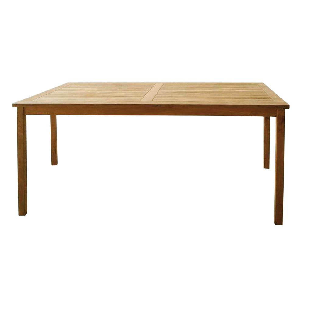 LEX Tisch aus Teakholz, rechteckig, 70 x 110 x 75 cm Produktbild 