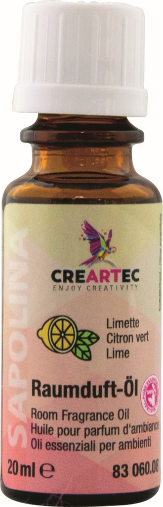 CREARTEC Raumduftöl Limette - 20ml - zur Herstellung individueller Raumduftmischungen - aus ätherische Ölen