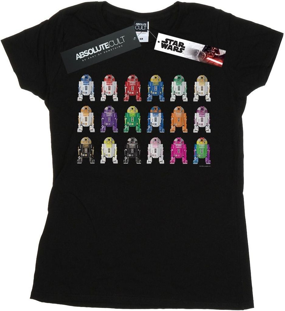Star Wars - "R2 Units" T-Shirt für Damen BI41812 (M) Produktbild 
