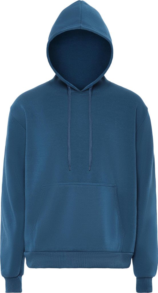 YUKA herren kapuzenpullover - dunkles türkis, L