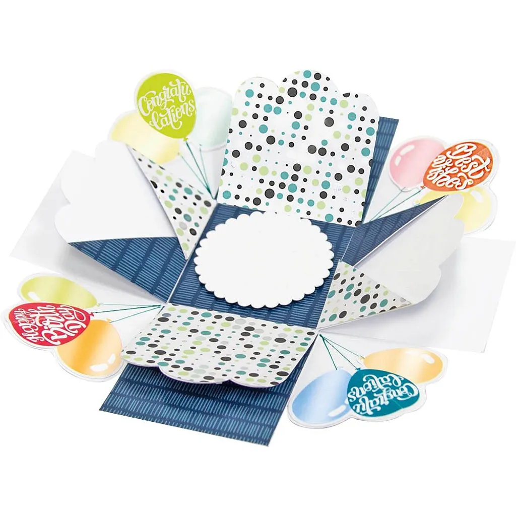 Explosion Box Joyeux Anniversaire Folia - Kit Complet avec Accessoires - 2