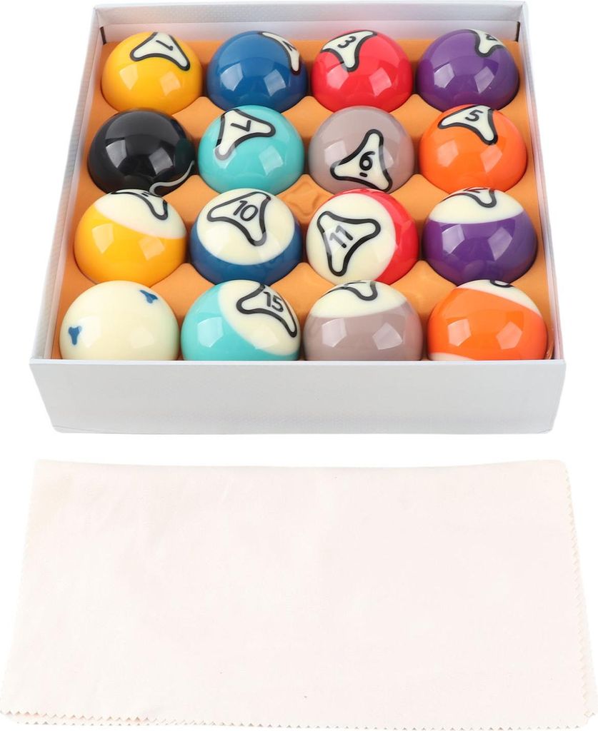 set di 16 palle da biliardo, stile USA, palla da biliardo, Immagine del prodotto 