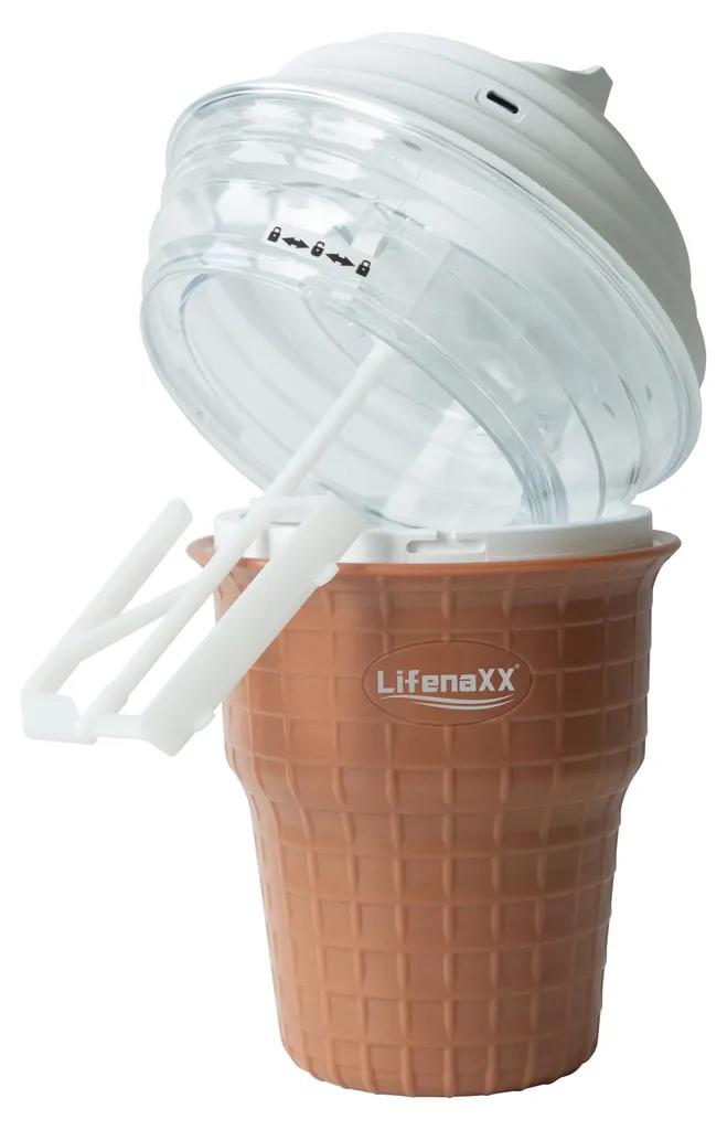 Machine à sorbet nomade 330ml Lifenaxx LX-059 avec alimentation USB-C 8W - 9