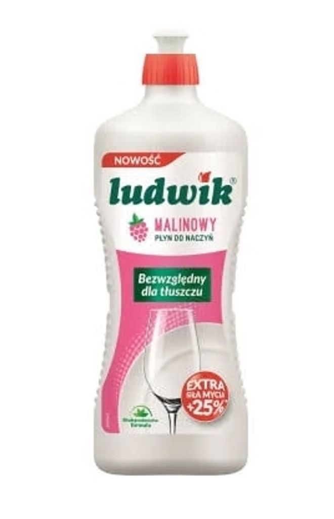 Ludwik Mycí prostředek na nádobí s vůní maliny 900 ml Obrázek produktu 1