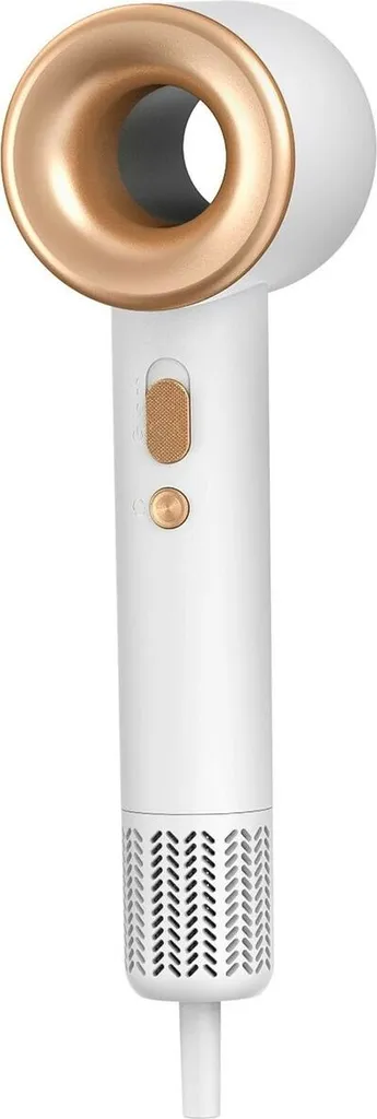 Sèche-cheveux 1800W blanc et doré Kuken Golden pour un brushing parfait